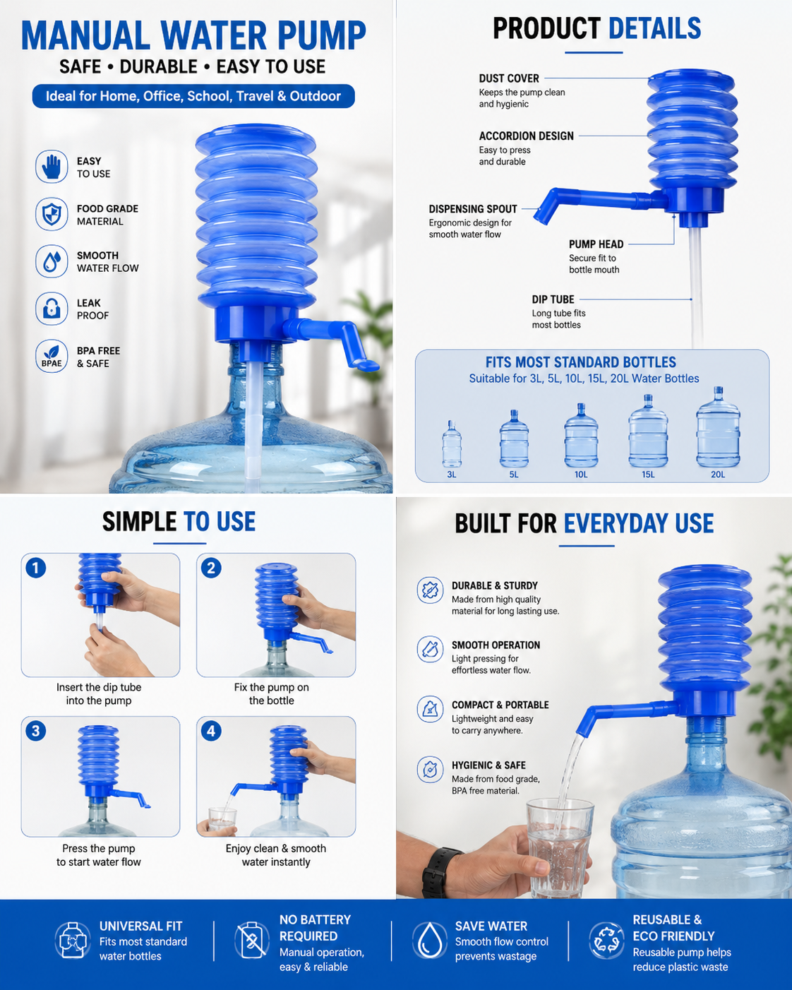 Manual Water Dispenser Pump
