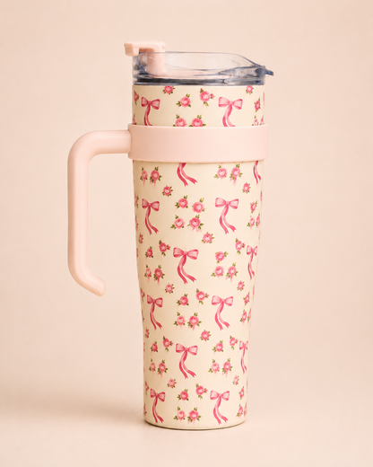 Rosé Ribbon Tumbler – 1200ml