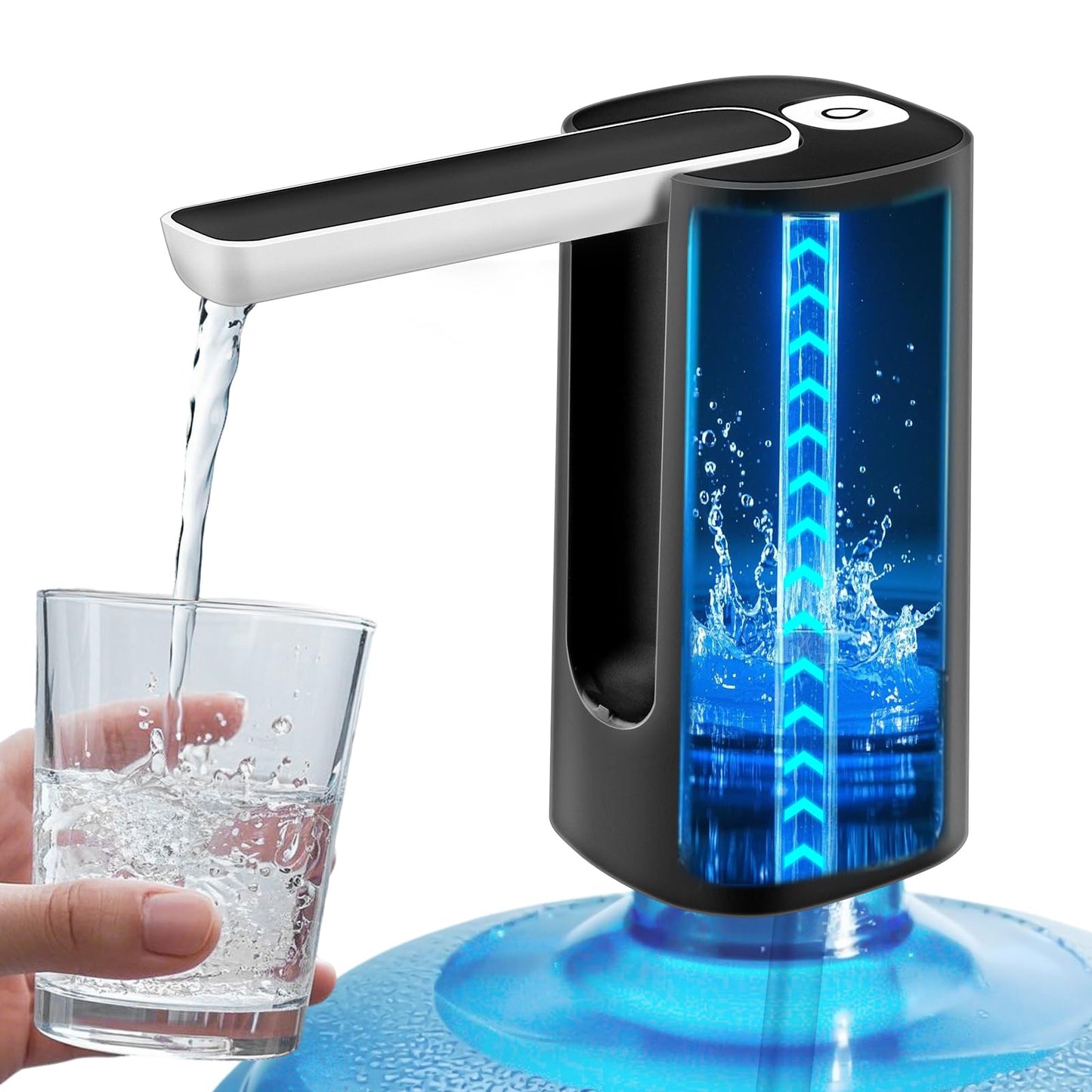 Rechargeable Portable Automatic Electric Water Dispenser Pump – USB Type-C | 1200mAh Battery