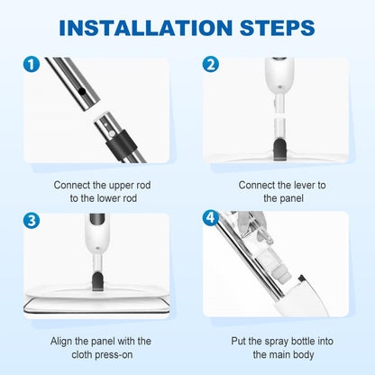 360° Rotating 2 in 1 Spray Mop.