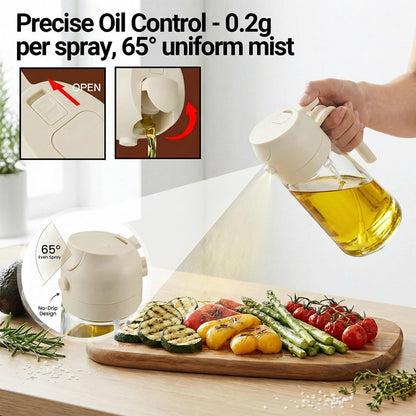2 in 1 Oil Spray Bottle – 500ML.