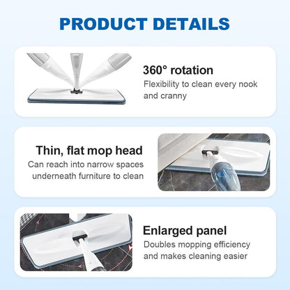 360° Rotating 2 in 1 Spray Mop.